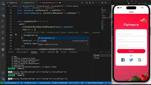React Native Firebase Authentication Success and Error Handling Made Easy смотреть онлайн