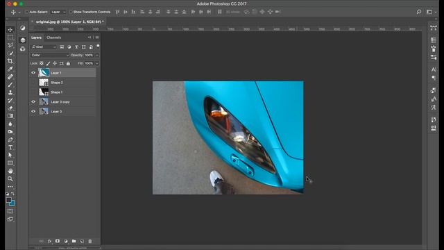 Как поменять цвет объекта в фотошоп часть 1 смотреть онлайн