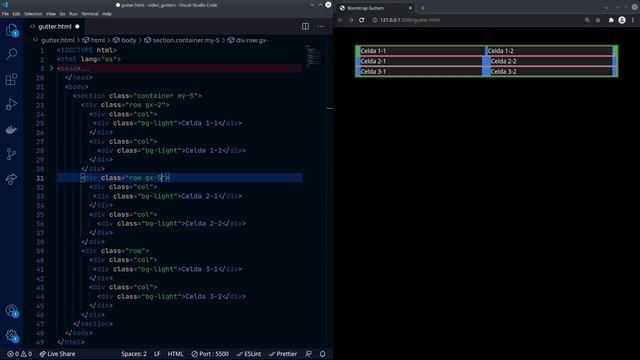 Bootstrap. Gutters [11] смотреть онлайн