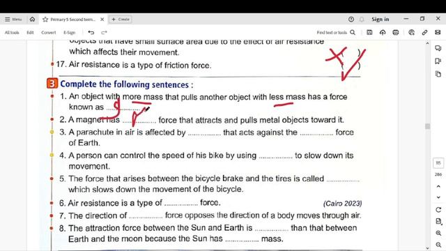 Primary 5 Second term Unit 4 Concept 4 1 Lesson 4 Gravity and Law of Motion Q & A смотреть онлайн