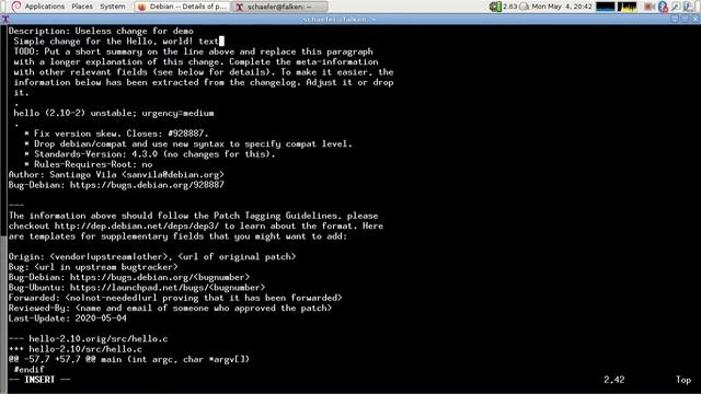 Compiler un package Debian depuis la source, éventuellement en le modifiant. смотреть онлайн