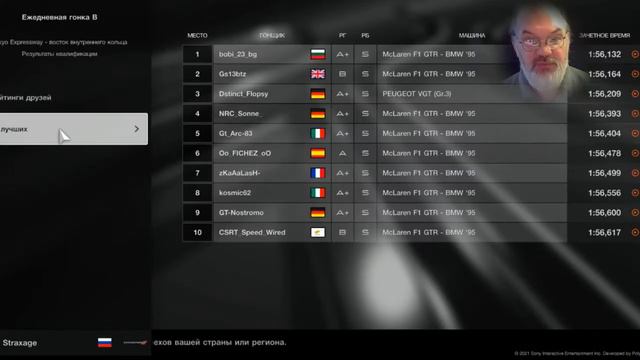 Calendar GT SPORT Races с 29/11 по 06/12/21 смотреть онлайн