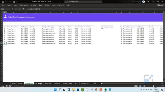 FULL VIDEO APLIKSI SEDERHANA CRM EXCEL | CUSTOMER RELATIONSHIP MANAGEMENT SYSTEM смотреть онлайн