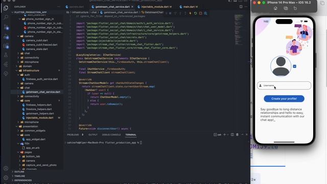 Flutter Social Chat / GetStream & Firebase & BLoC Pattern - Setting up the Services - [3] смотреть онлайн