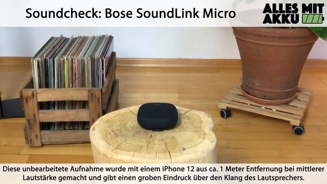 Soundcheck ? : Bose SoundLink Micro Test | Alles mit Akku смотреть онлайн