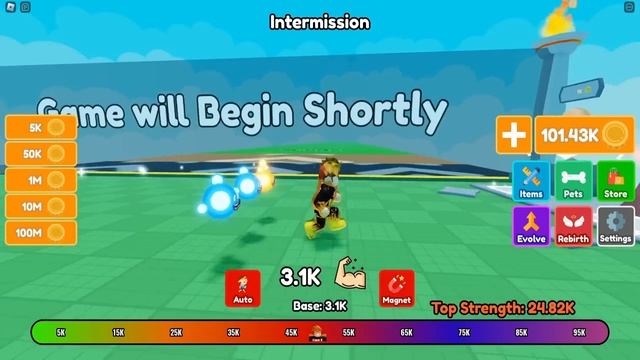 КАК ДАЛЕКО Я БРОШУ ПЛАНЕТУ? МОЯ НОВАЯ ИГРА Muscle Throw Roblox смотреть онлайн