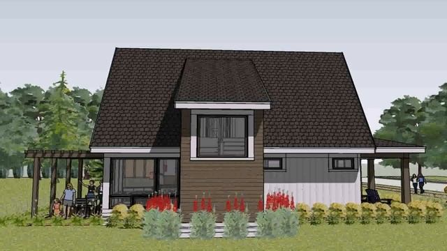 Small Contemporary Bungalow House Plans - Gif Maker DaddyGif.com (see description) смотреть онлайн