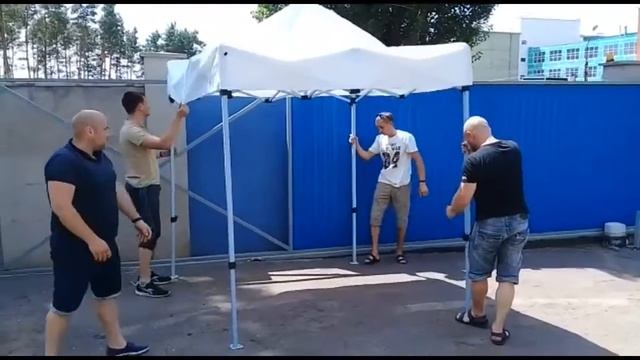 Шатер быстроразборный (трансформер) 2х2м. смотреть онлайн