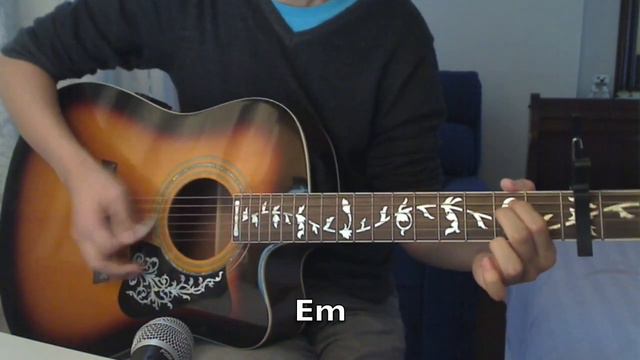 Adele - "Rolling In The Deep" (Beginner Guitar Cover) + Chords смотреть онлайн