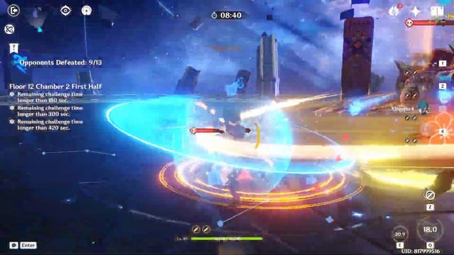 Spiral Abyss Floor 12 Genshin Impact Version 4.5 (Dirge of Coppelia, Arithmetic Enhancer Mek) смотреть онлайн