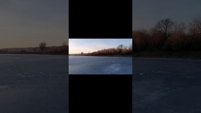 Лёд, Озеро Рылеево, мкр. Малышево, г. Воронеж, 23.01.2023 года смотреть онлайн