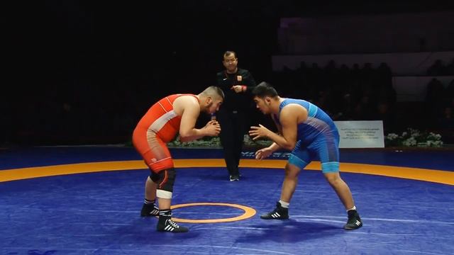 ВОЛЬНАЯ БОРЬБА. Чемпионат Кыргызстана-2023. 97 кг 1\4 Бекзад Тендиков-Алишер Ырсалиев смотреть онлайн