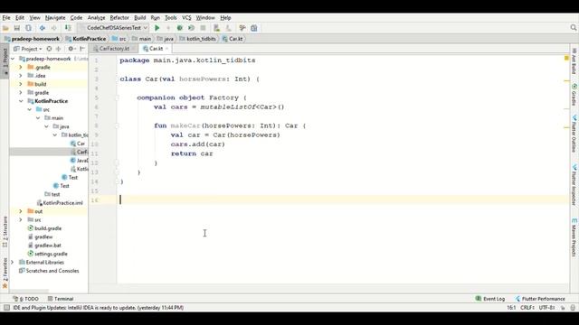 Kotlin Singleton and Static members смотреть онлайн