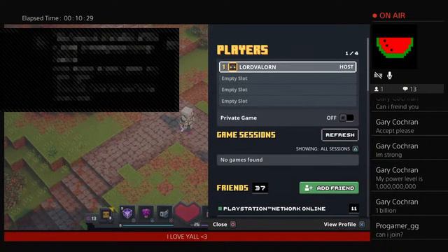 Minecraft Dungeons on PS4 stream (COME JOIN!!!) смотреть онлайн