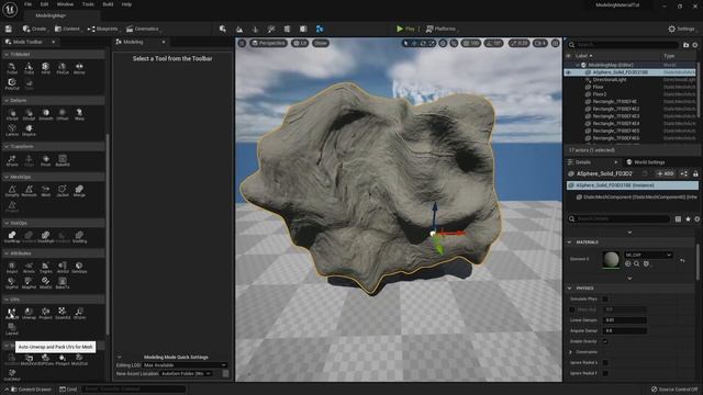 6-6.The Unreal masterclass Displacement and Triplanar Projection смотреть онлайн