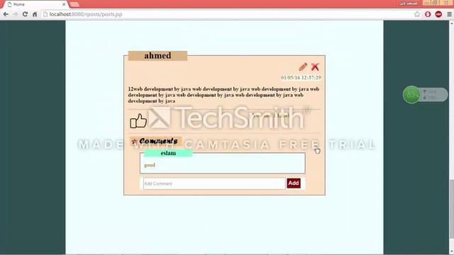 (Posts Site) by java web J2EE смотреть онлайн