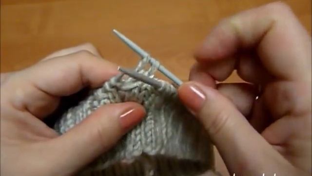 Шапка на 5 спицах (Knitting. Hat. Tutorial) смотреть онлайн