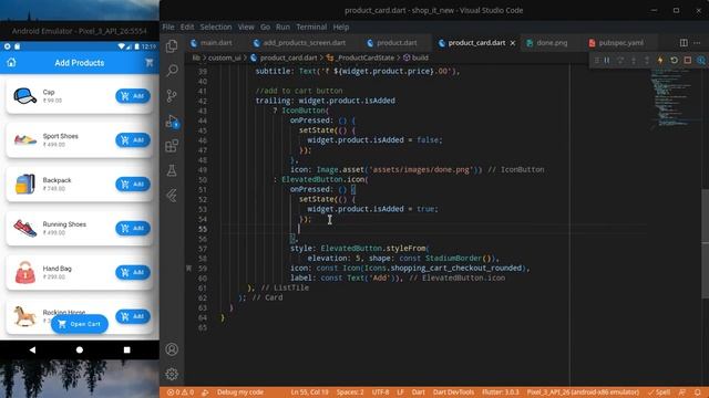 33.Change Widgets According To Condition | Ternary Operator Dart ?: | Flutter 3 смотреть онлайн