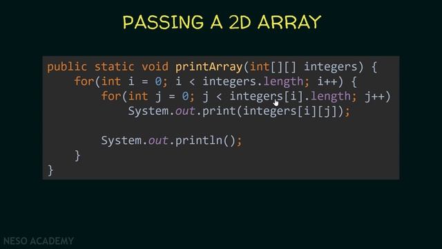 Two-Dimensional Arrays in Java (Part 3) смотреть онлайн