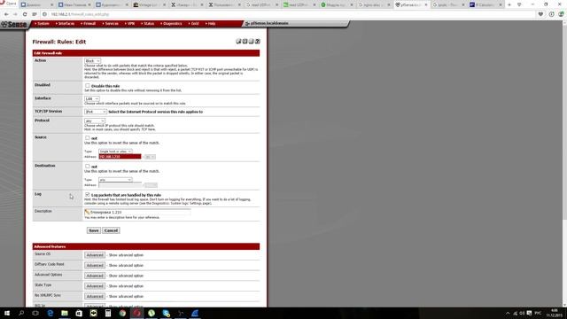 pFsense #4 - Firewall, Rules, правила. смотреть онлайн