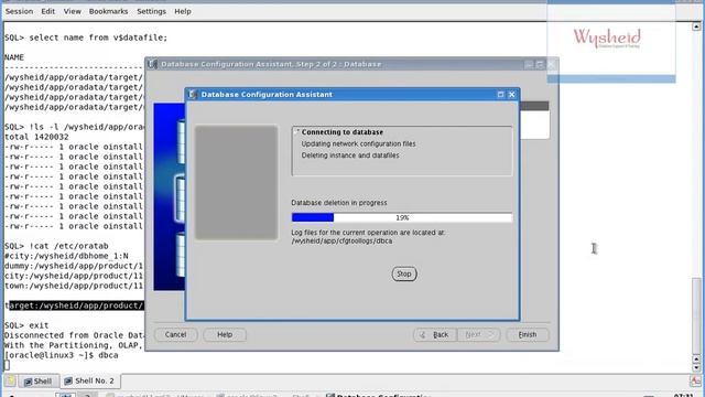 Steps to drop an Oracle database using DBCA смотреть онлайн