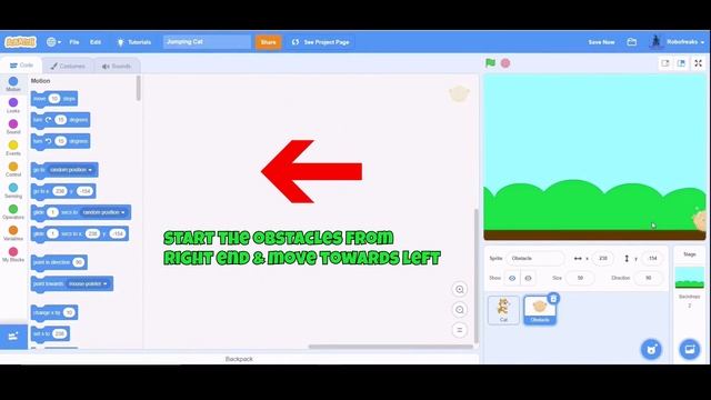 Jumping Cat game in Scratch 3.0 | Make games in Scratch | Game Development смотреть онлайн