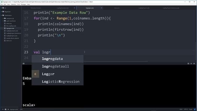 058 Spark Classification Logistic Regression Example Part 1 смотреть онлайн
