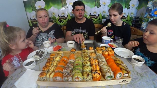 роллы на 3600₽ мукбанг