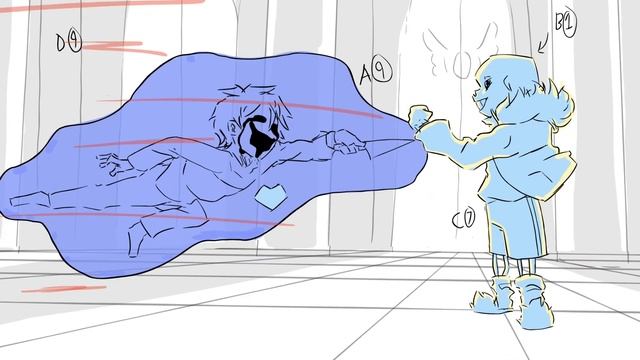 Sans vs Chara Sakuga смотреть онлайн