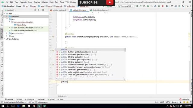get current location android studio 2020 | get address from latitude and longitude android смотреть онлайн