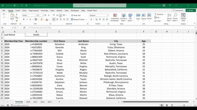 Excel FILTER FUNCTION across multiple sheets смотреть онлайн