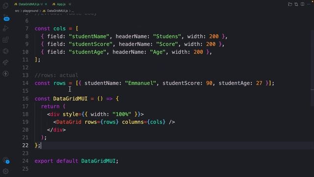 ? Material UI 5 DataGrid #7 смотреть онлайн