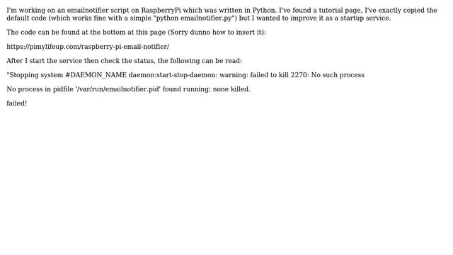 Unix & Linux: No process in pidfile; found running, none killed смотреть онлайн