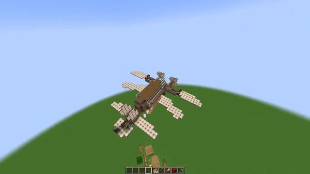 Valkyrien Skies Clockwork Bomber plane in Minecraft! смотреть онлайн