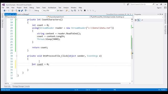 Async and await in C@ example HD смотреть онлайн