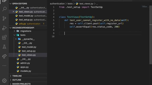 API Testing Tutorial. Unit Testing Authentication. Django rest framework project tutorial[14] смотреть онлайн