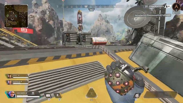 Apex Пробуем взять топ 1 в соло смотреть онлайн