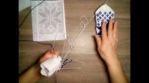 КАК СВЯЗАТЬ ВАРЕЖКИ С ЖАККАРДОВЫМ РИСУНКОМ. От А до Я.