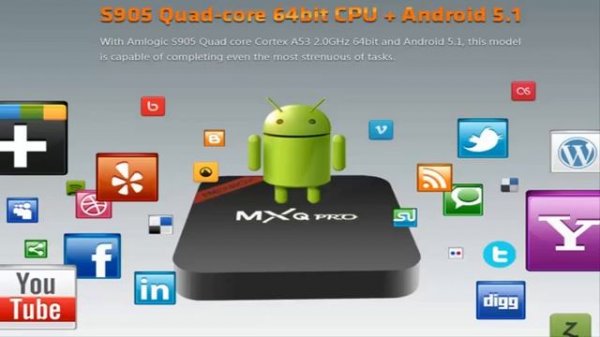 NEXBOX MXQ PRO ТВ приставка Android 5 1