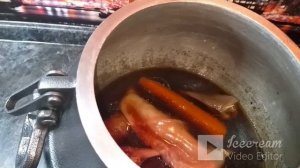 Холодец из свиных ушей в афганском казане - легко и просто.