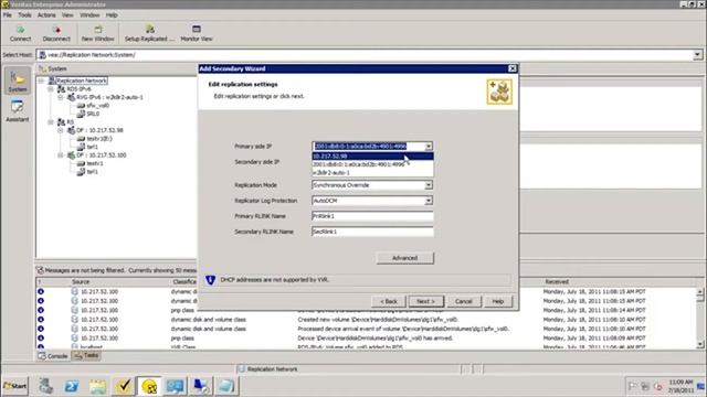 Screencast- Storage Foundation for Windows HA 6.0 Veritas Volume Replicator (VVR) and the IPv6 supp смотреть онлайн