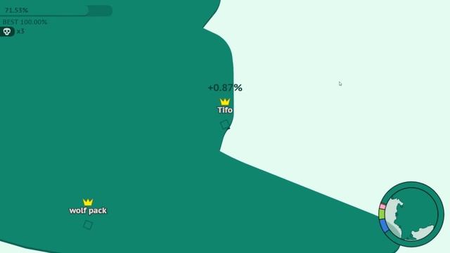 Paper.io 2 TEAMS Map Control: 100.00% смотреть онлайн