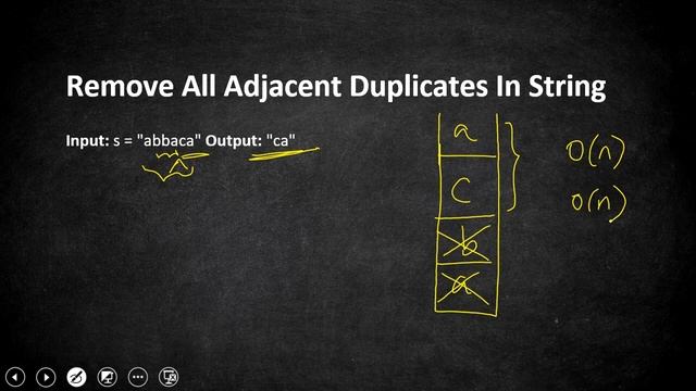 Remove All Adjacent Duplicates In String | LeetCode 1047 | Coders Camp смотреть онлайн