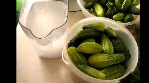 Хрустящие огурчики на зиму с горчичным порошком  Cucumbers for winter with mustard powder
