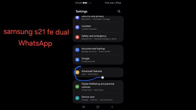 samsung s21 fe me dual WhatsApp kaise use kare | how to create dual apps. смотреть онлайн