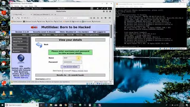 SQL injection Demo смотреть онлайн