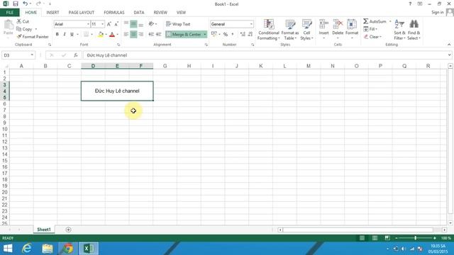 Cách viết chữ ở giữa ô trong Excel смотреть онлайн