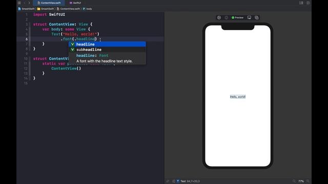 How To Change Text Font Size In SwiftUI смотреть онлайн