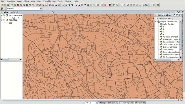 How to extract the coordinates of a parcel using gvSIG смотреть онлайн