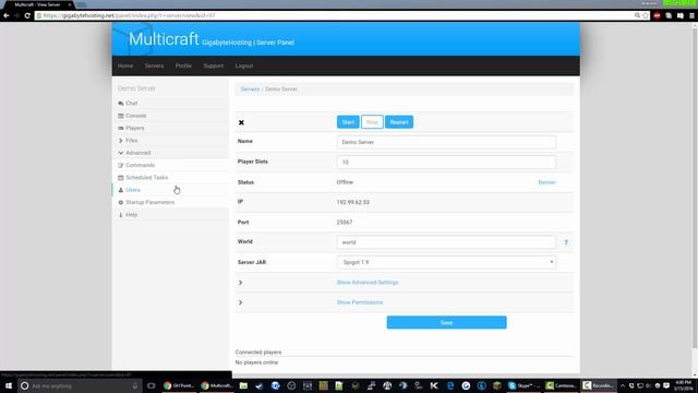 Basic Server Panel Tour | GigabyteHosting смотреть онлайн